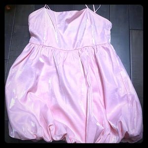 Nastygal Spaghetti Strap Bubble Dress